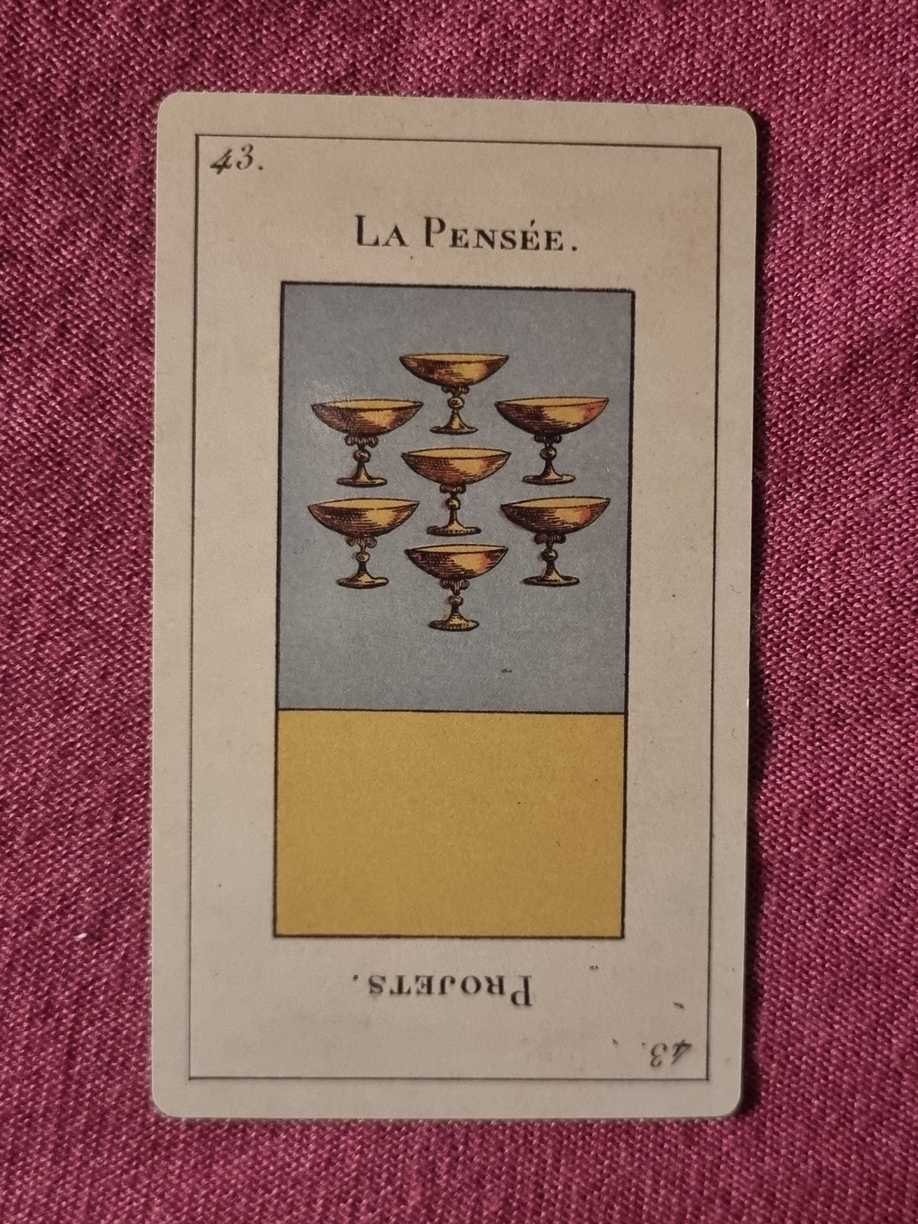 7 of Cups — Tarot Egyptien